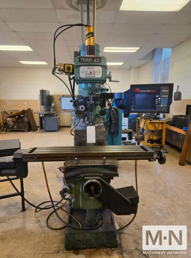 Trak K3 CNC Knee Mill w/ Prototrak SMX Dro/Controller, Powerfeed