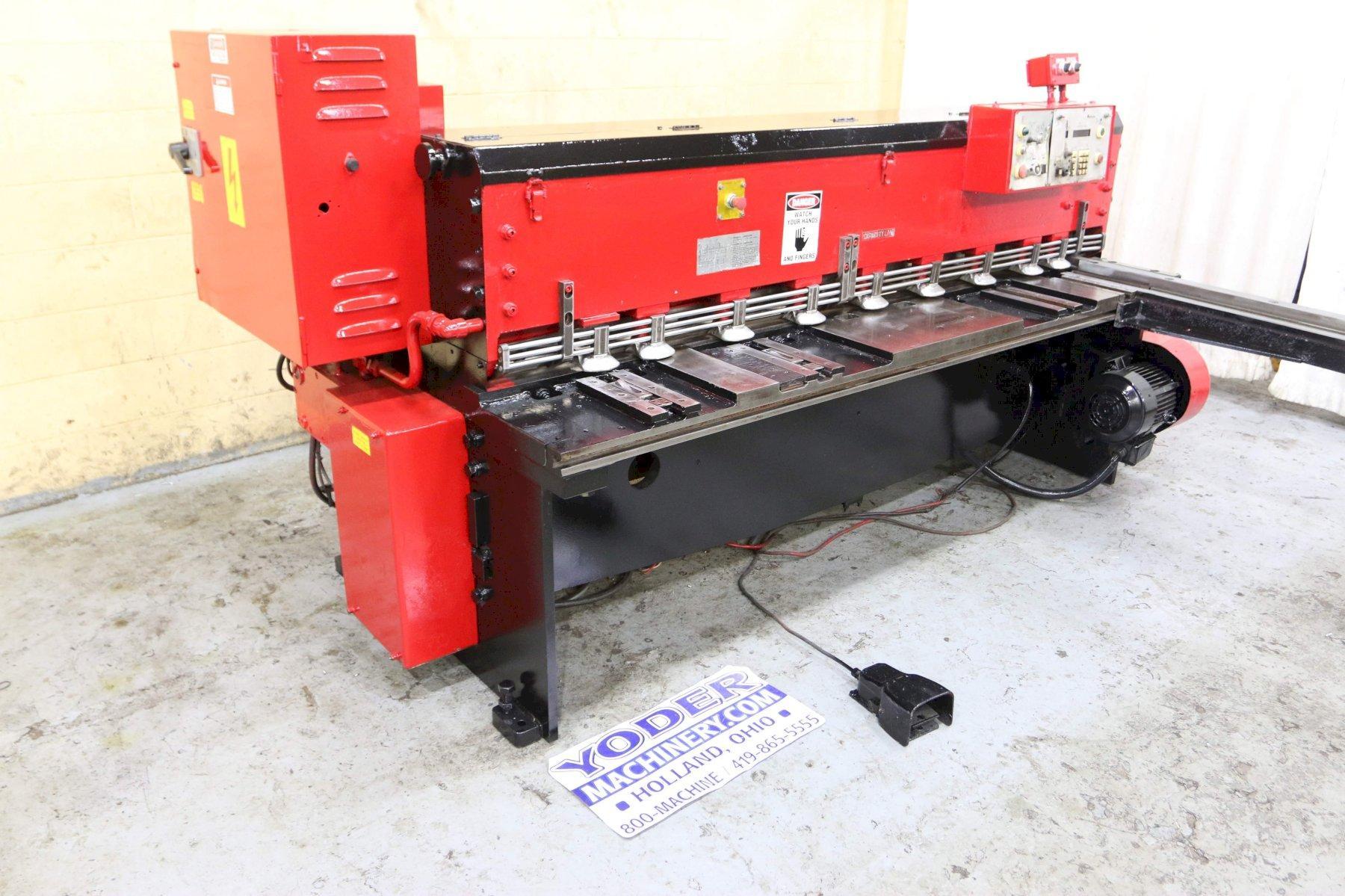 6' X 1/8' AMADA HYDRAULIC SHEAR: STOCK #61925