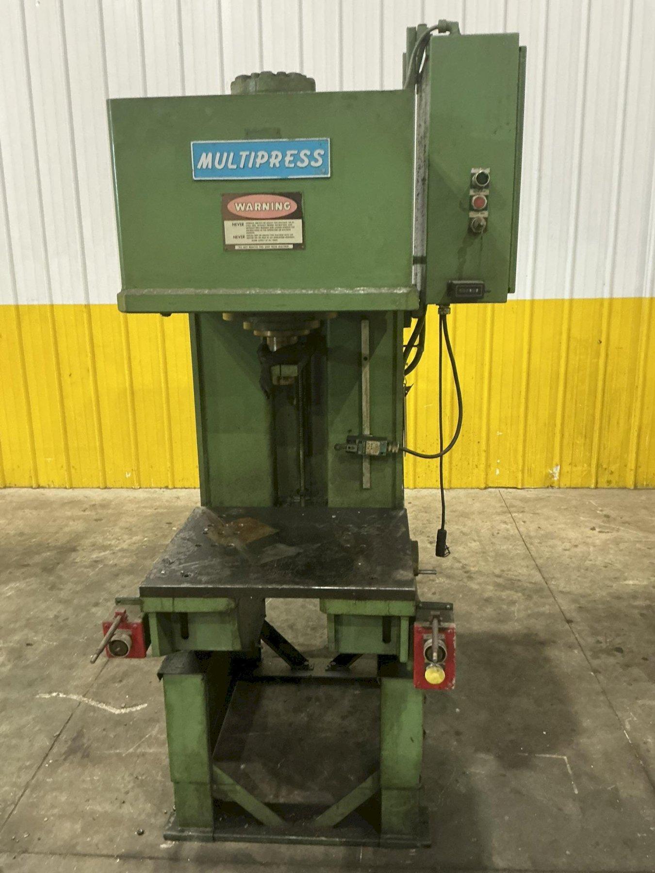 10 TON MULTIPRESS MODEL #WT100M C FRAME HYDRAULIC PRESS : YOBRO #26145