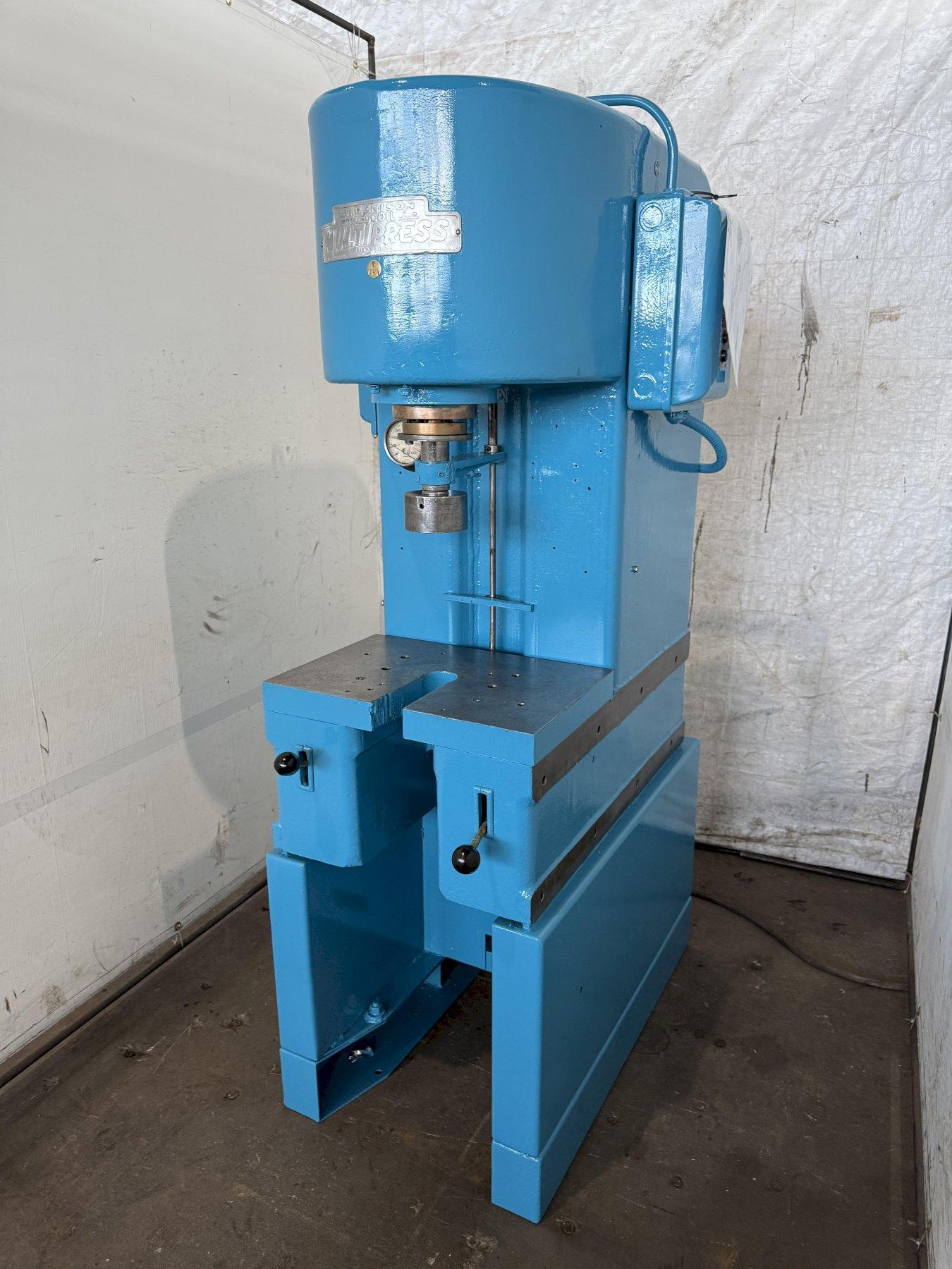 8 TON DENISON FG8C02 C-FRAME HYDRAULIC PRESS. STOCK #0256624