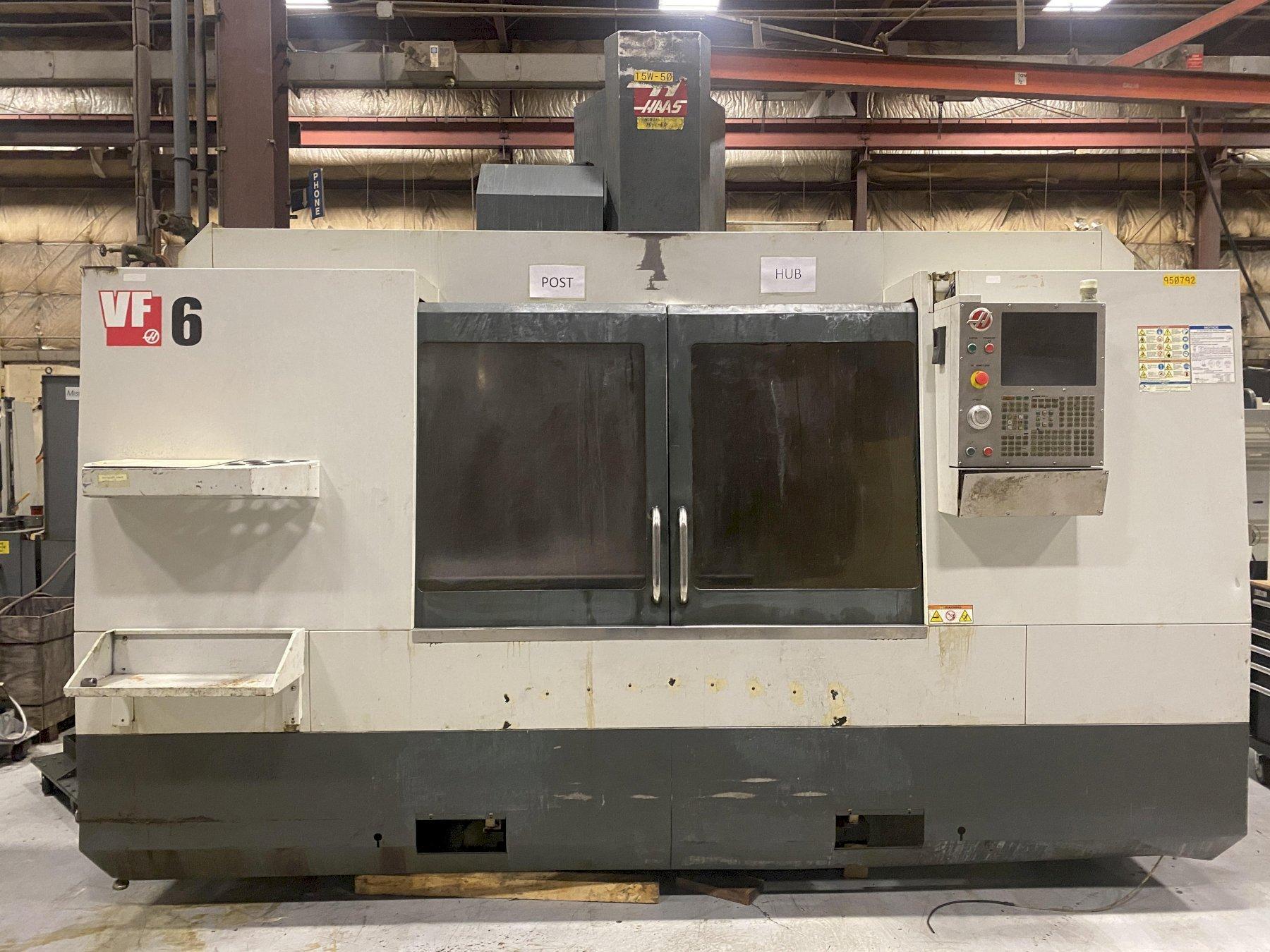 Haas VF-6/40 CNC Vertical Machining Center For Sale Used 2010
