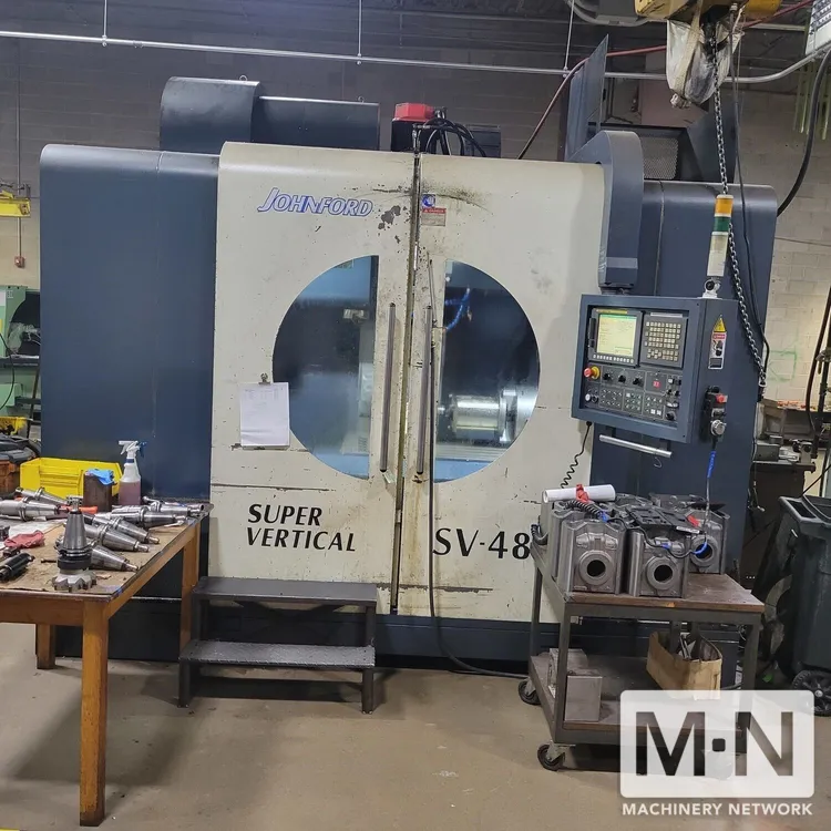JOHNFORD SV-48H CNC Vertical Machining Center, 2012