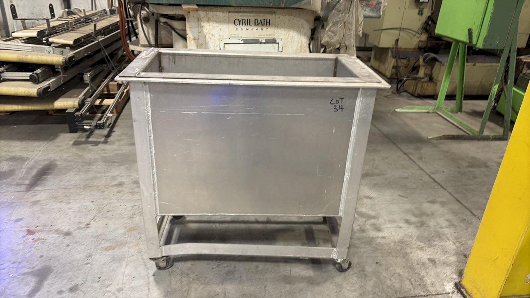1 - PREOWNED STAINLESS STEEL TUB/CART