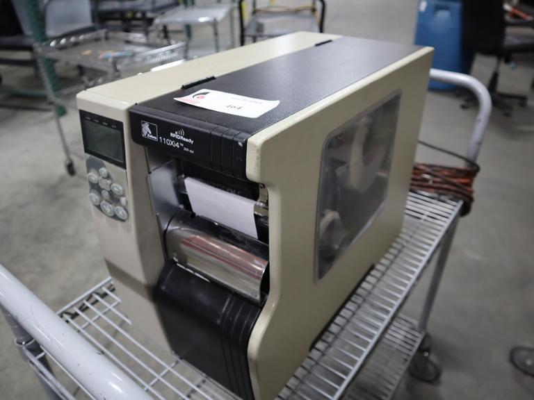 Zebra 110Xi4 Label Printer, 203 dpi, 4" Wide Label Cap- Auction Item