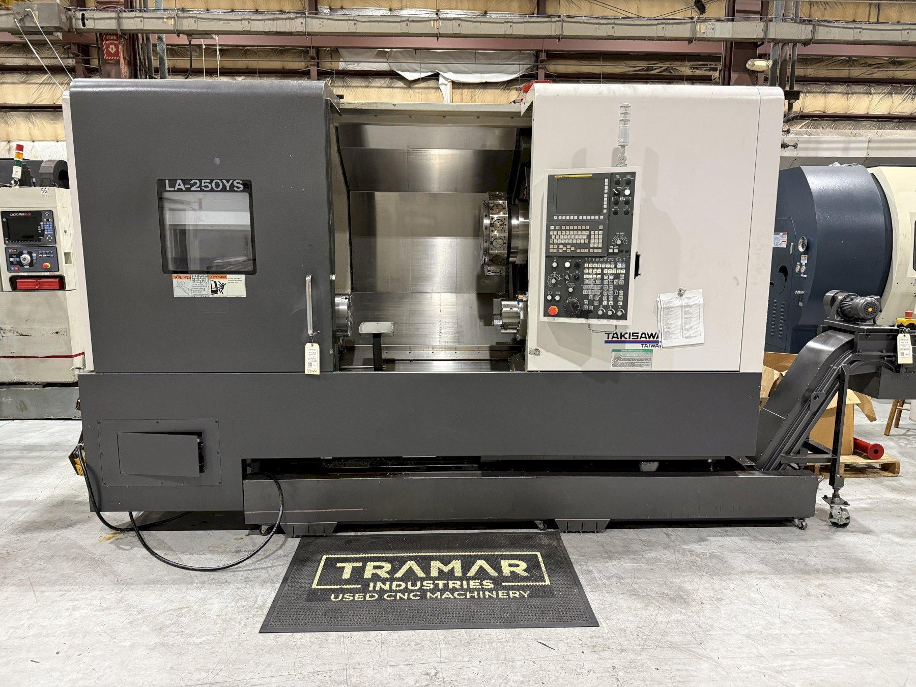 Used 2018 Takisawa LA-250YS CNC Lathe For Sale