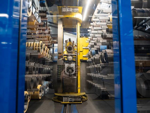 1650mm (60") x 3.5mm (.137") x 25 Ton Guida Loop Robot Slitting Line