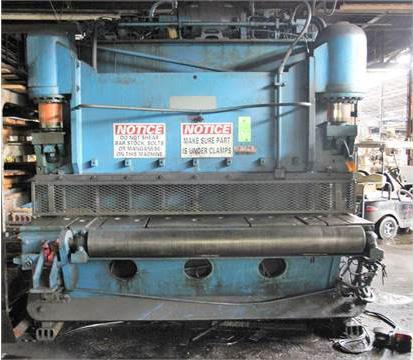 8' X 1/2' PACIFIC HYDRAULIC POWER SHEAR: STOCK 70412