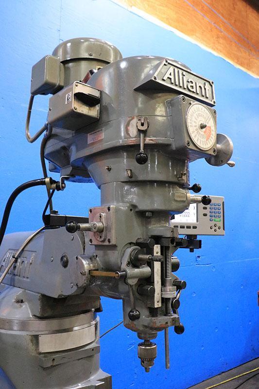 ALLIANT Vertical Milling Machine, Model 42VC