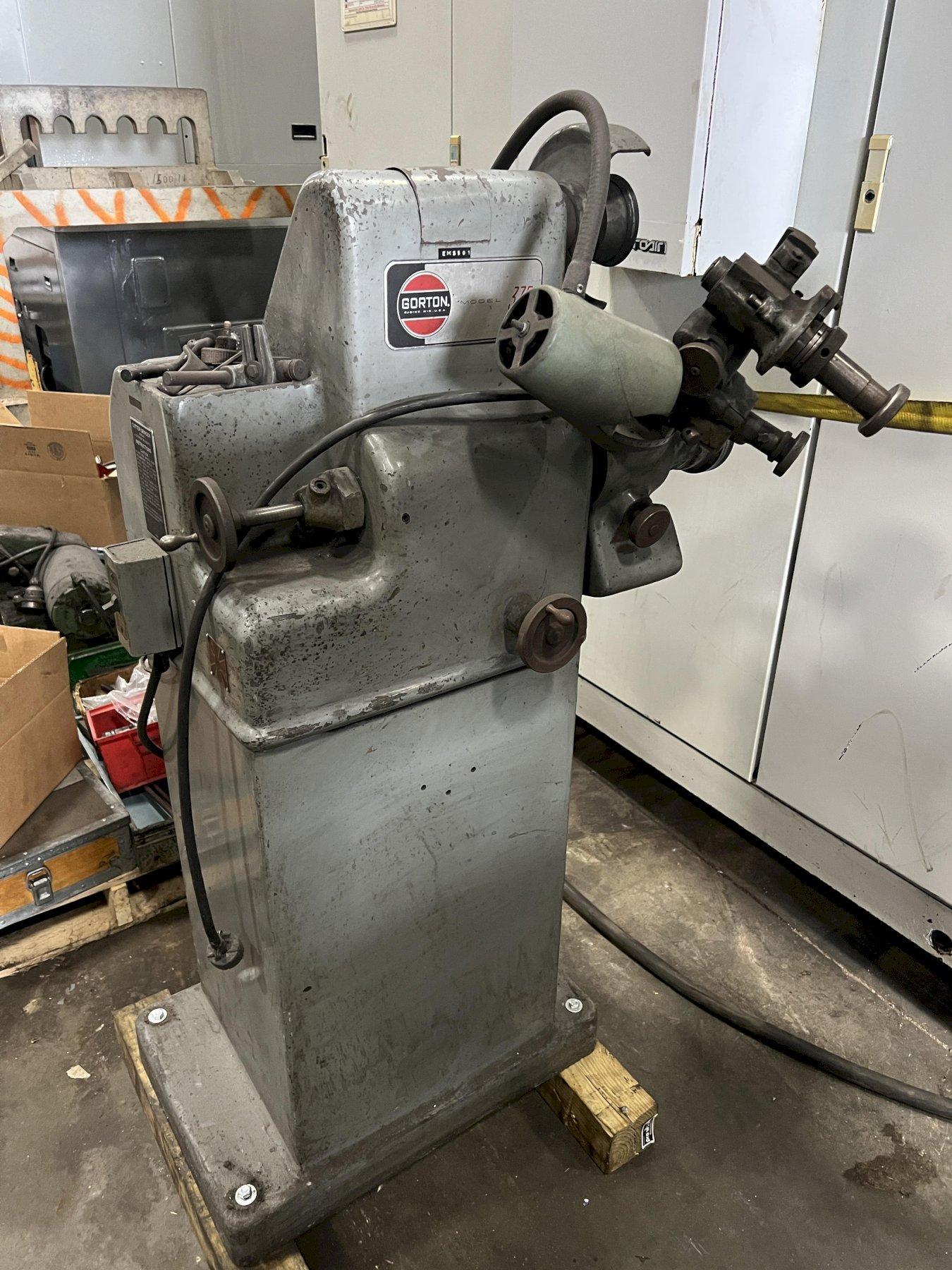GORTON MODEL 375-4 CUTTER CHAMFER GRINDER, 5/8" CAPACITY TOOL GRINDER.