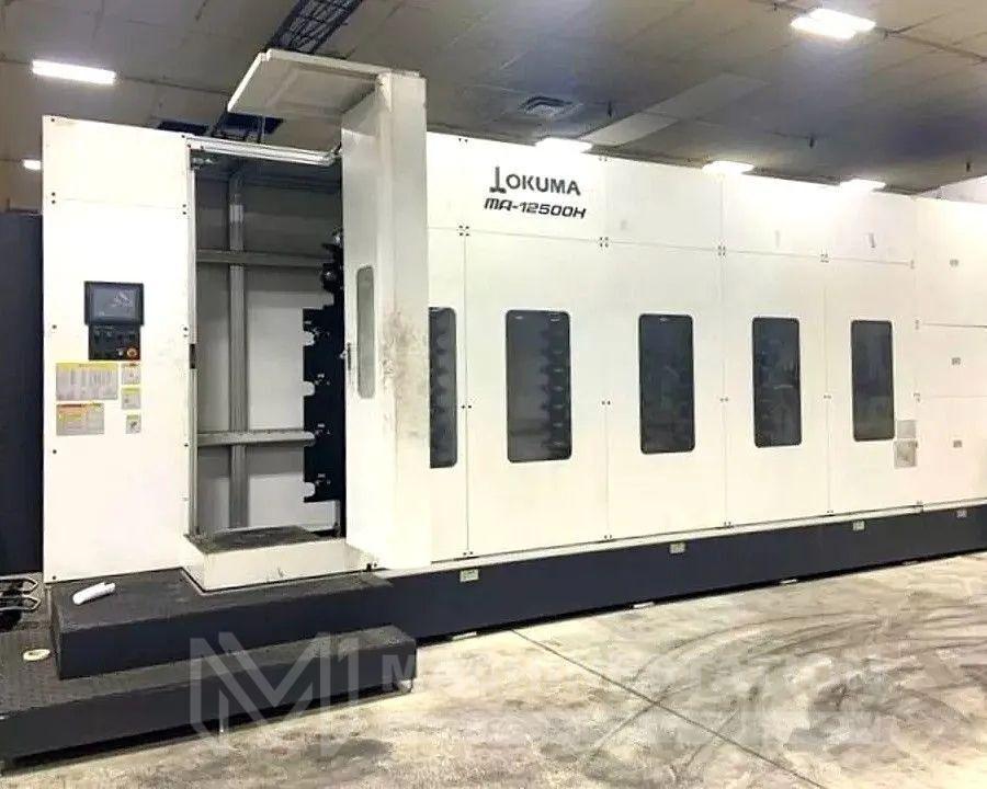 Okuma MA-12500H CNC Horizontal Machining Center – Extended X-Axis Travel Mill