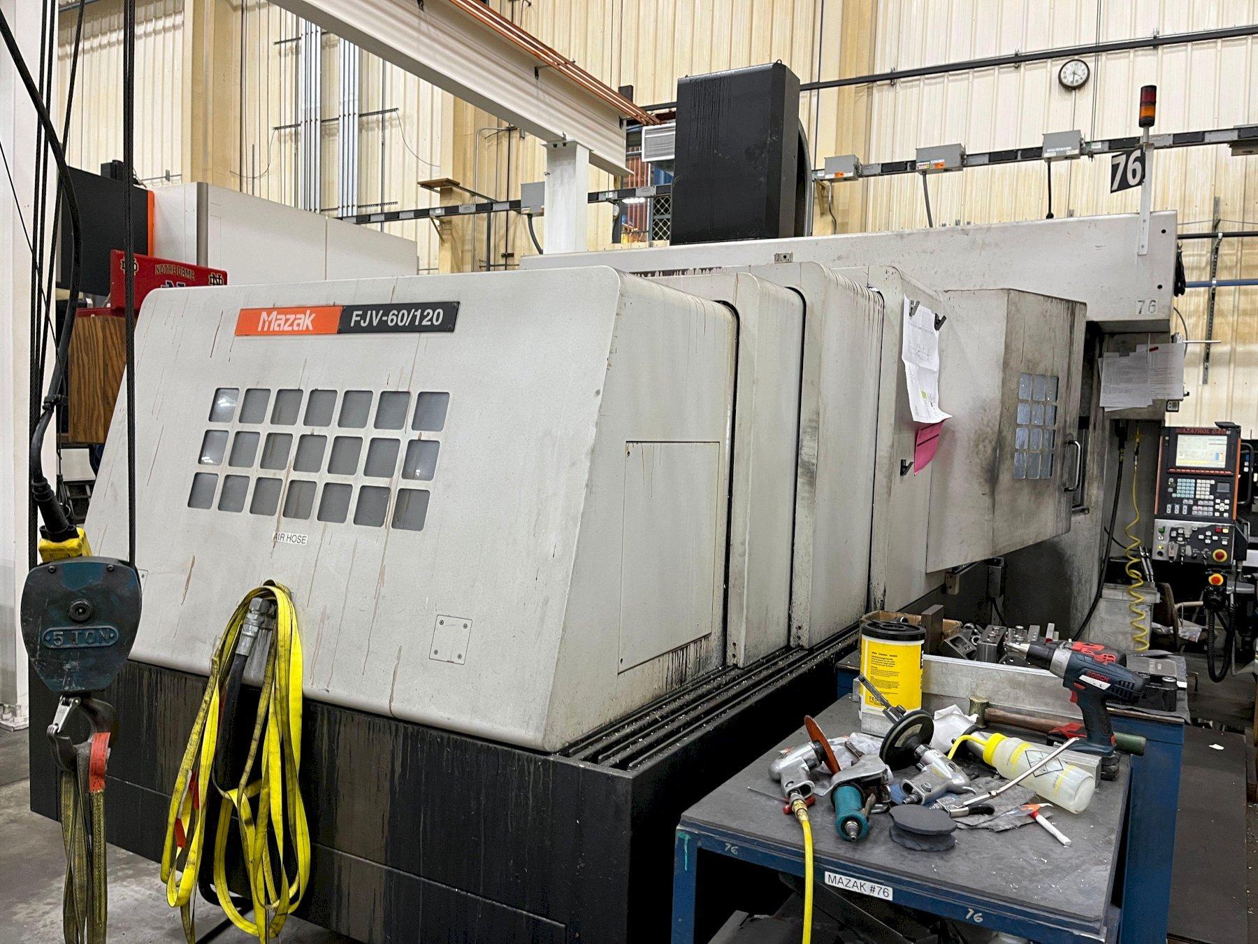 Mazak FJV 60/120R Used CNC Bridge Type Vertical Machining Center For Sale-2007