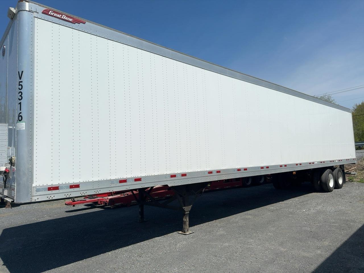 Great Dane CS1 Champion 53′ x 102″ Composite Dry Van Trailer, 2022 – Air Ride, Swing Doors, Wood Floor, Tandem Axle