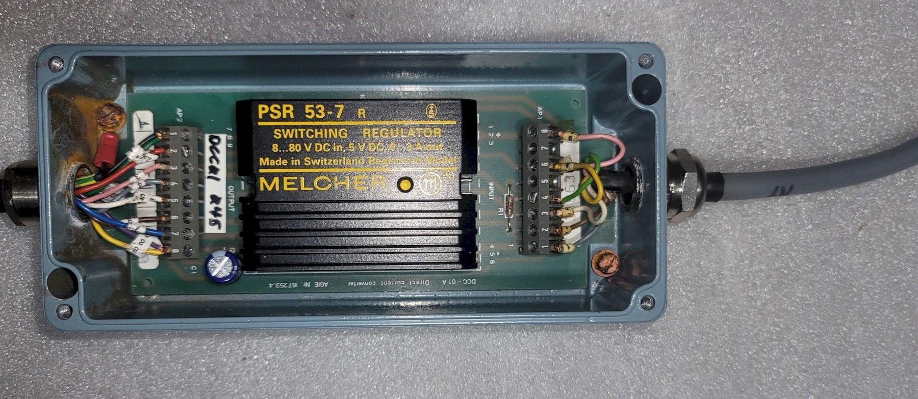 MELCHER DC SWITCHING REGULATOR PSR 53-7