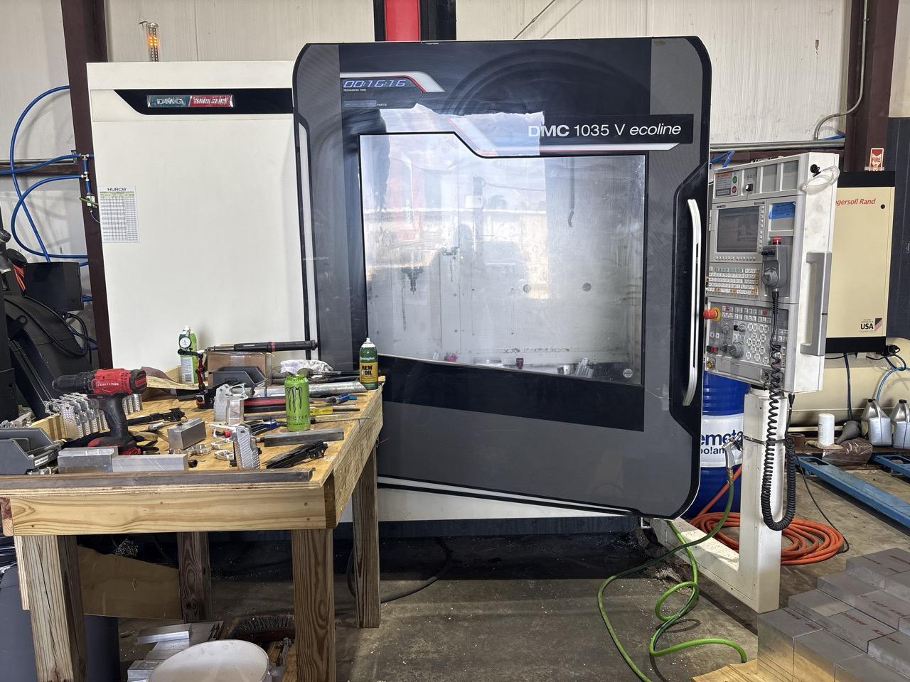 DMG Mori 1035 V Ecoline, VMC, 2013 – 1140 Cut Hours, 4th Axis Wired, Prepped for TSC