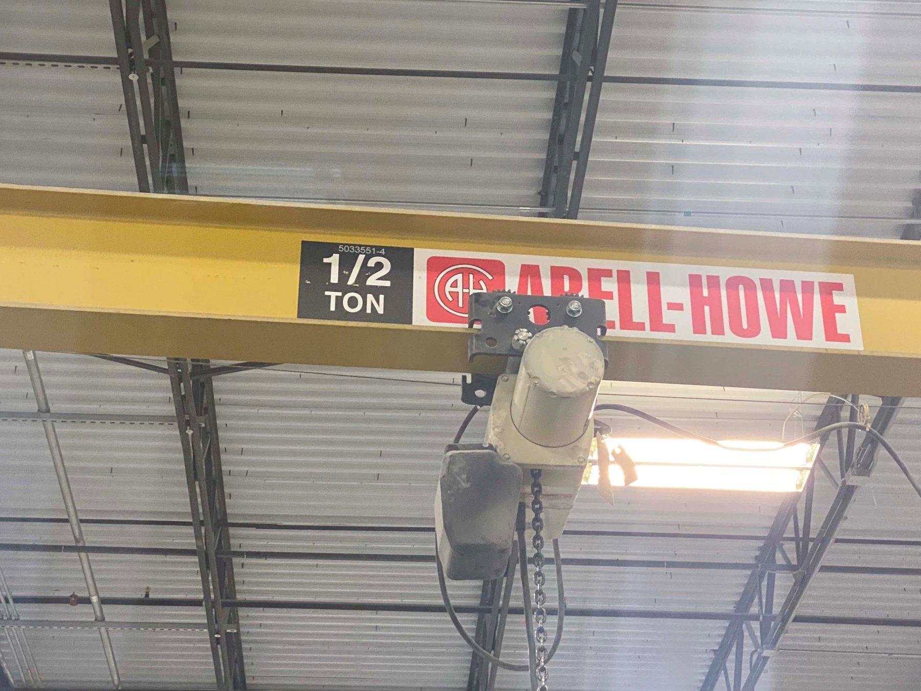 1/2 Ton x 14' Abell-Howe JIB Crane