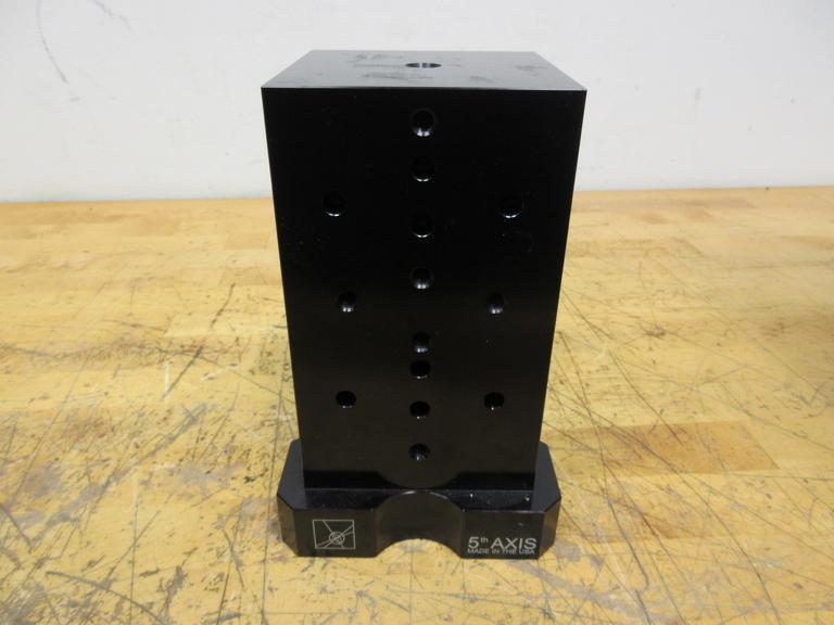 5th Axis R96-V75XT4(125.73mm x 125.73mm x 200mm) Tombstone, 4 Face Aluminum- Auction Item