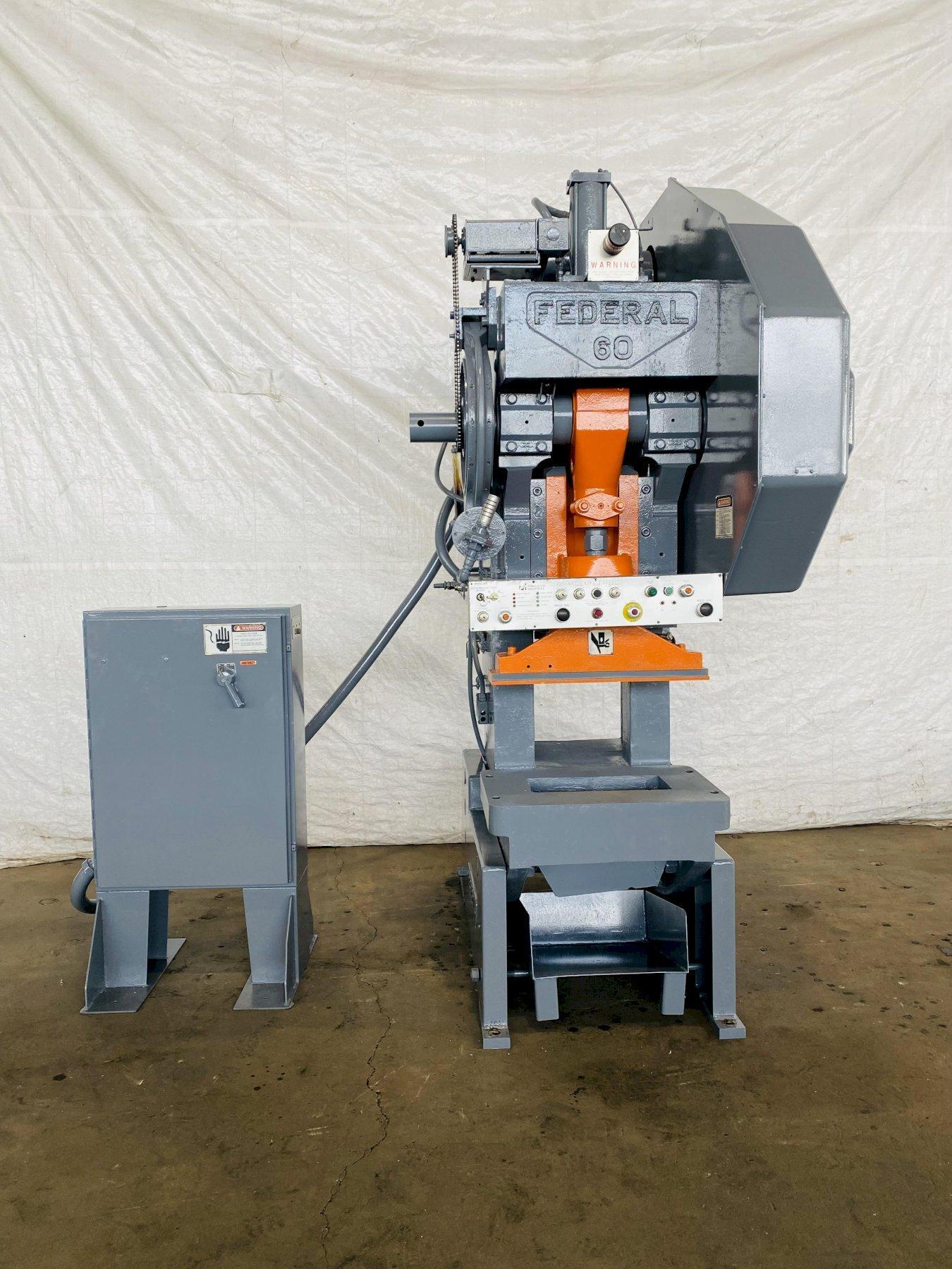 60 TON FEDERAL/PRECISION INDUSTRIES OBI PRESS. STOCK # 0635721