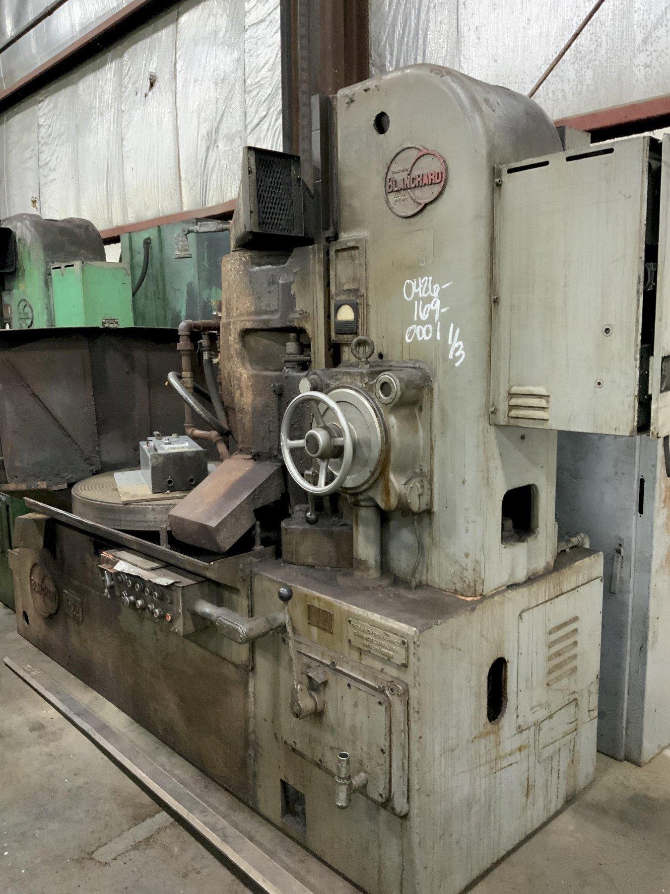 42 BLANCHARD MODEL #22 ROTARY SURFACE GRINDER: STOCK #81173
