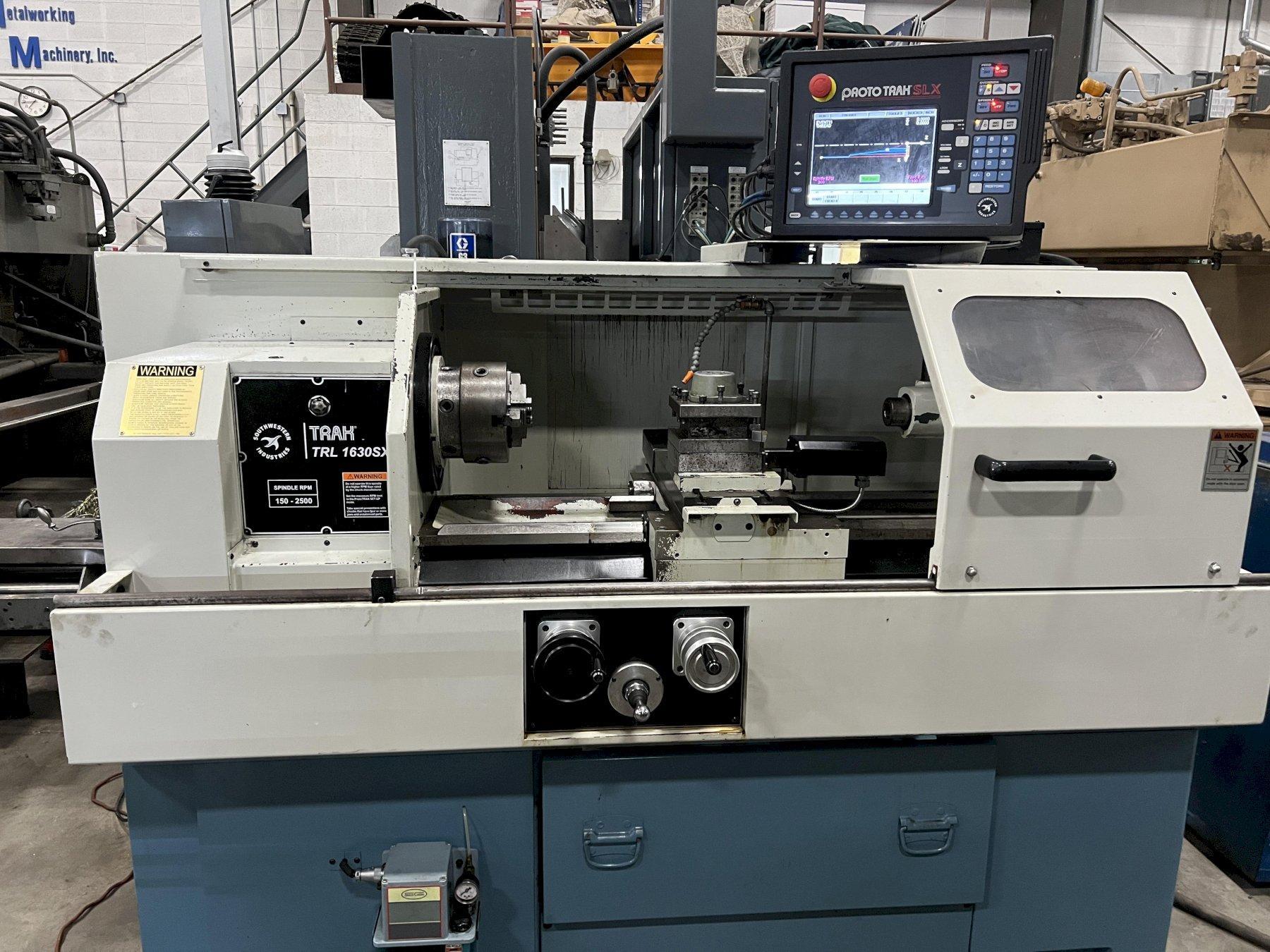 SOUTHWEST INDUSTRIES TRAK CNC LATHE, MODEL 1630 SX, UPDATED CONTROL IN 2021
