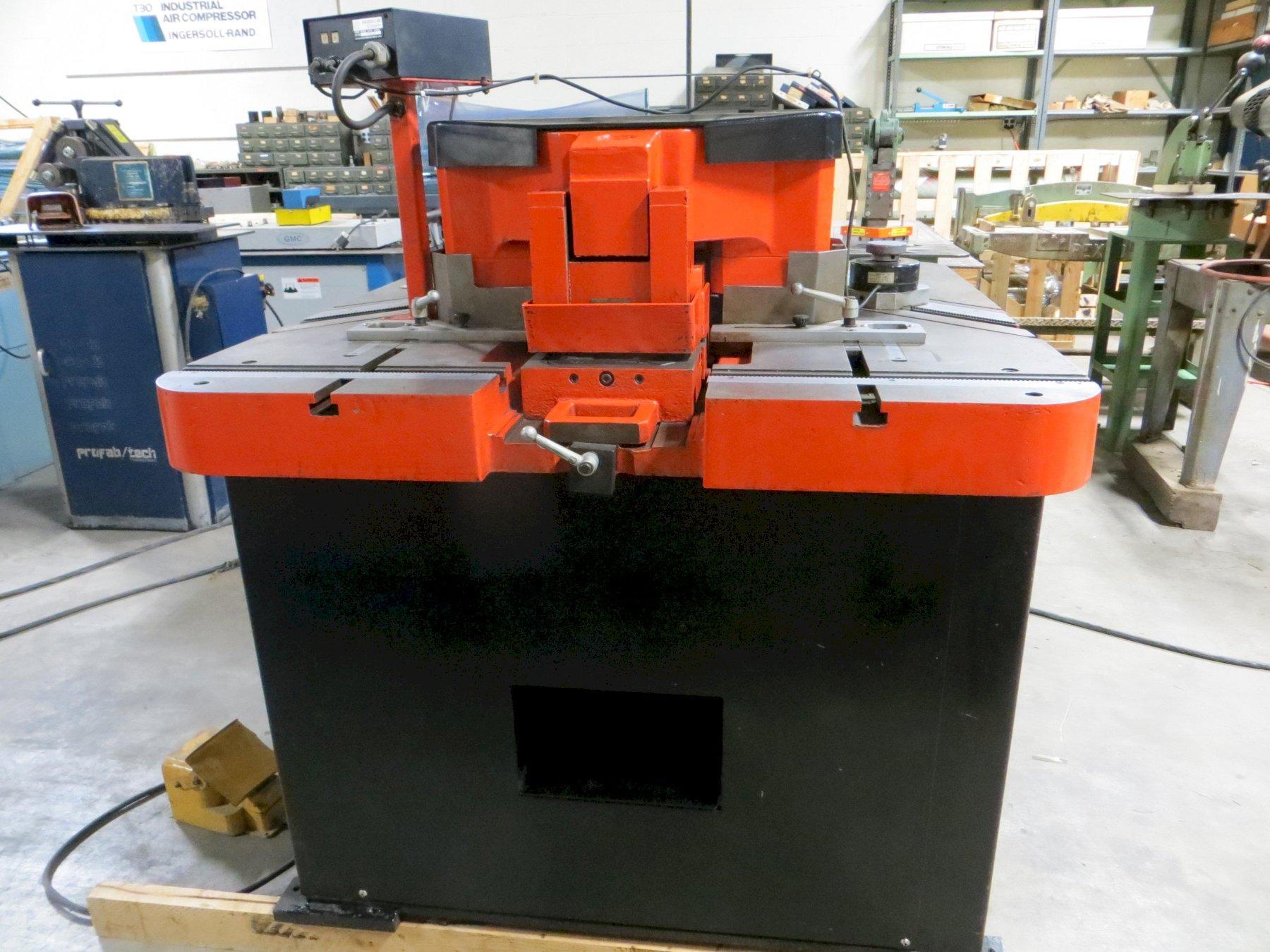 .236 x 8.66 x 8.66 Amada Hydraulic Power Notcher Model CSHW-220