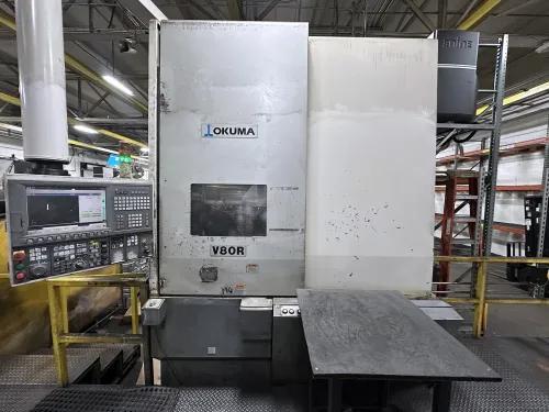 Okuma Model V80R Vertical Turret Lathe