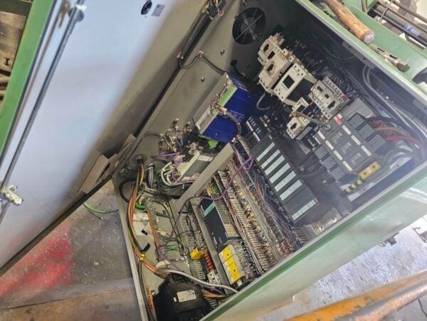 PEDDINGHAUS PCD-1100 BEAM DRILL LINE WITH 1100-510 DG MITER SAW