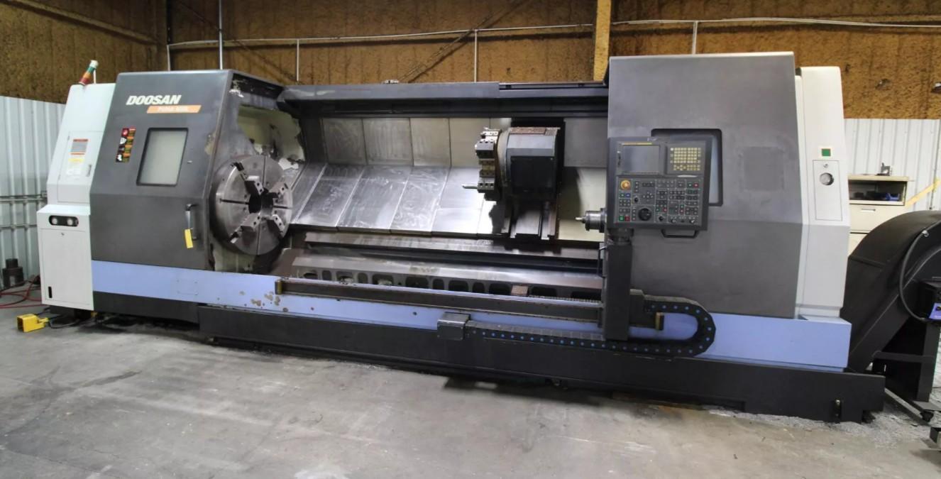 Used 2008 Doosan Puma 800L CNC Lathe For Sale - 11.5" Hole Thru
