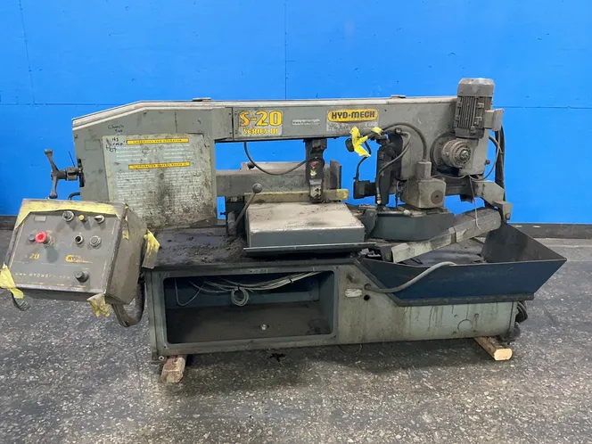 HYD-MECH 14”X30” HORIZONTAL BAND SAW  -  S-20