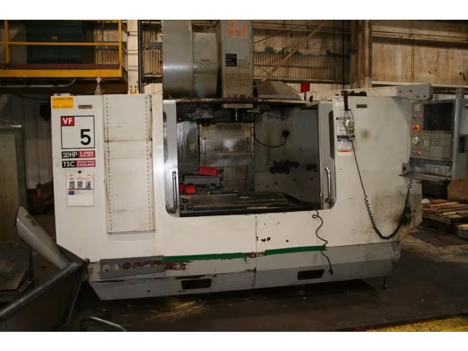 2006 HAAS VF5/40 CNC VERTICAL MACHINING CENTER: YOBRO #25768