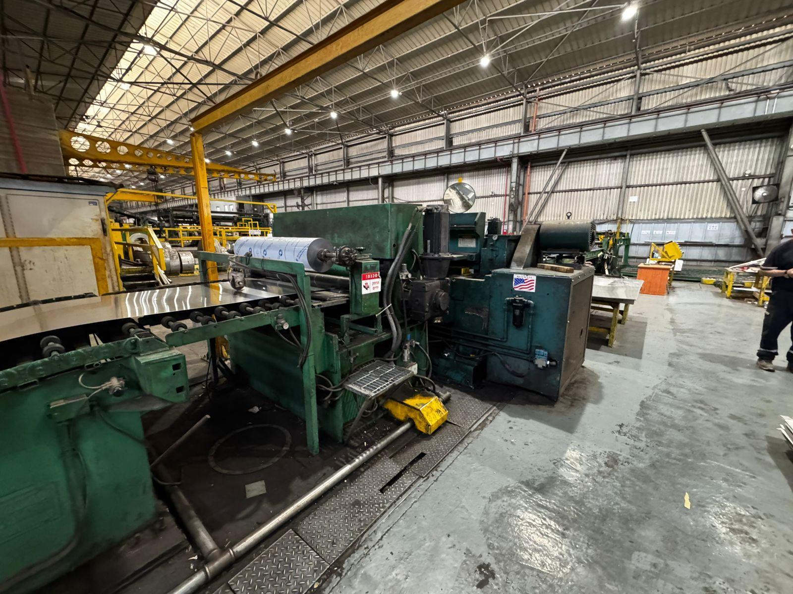 1500mm (60") x 3mm (.118") x 20 Ton Herr Voss Loop Stainless Cut to Length Line