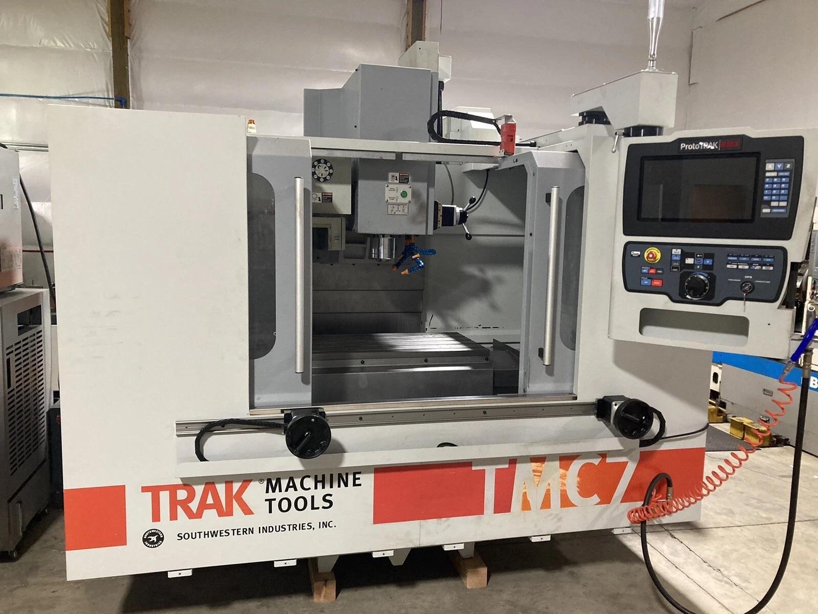 Southwestern Industries Trak TMC7 CNC Mill, 2021 – RMX Control, Chip Auger, 8k Spindle, Coolant System