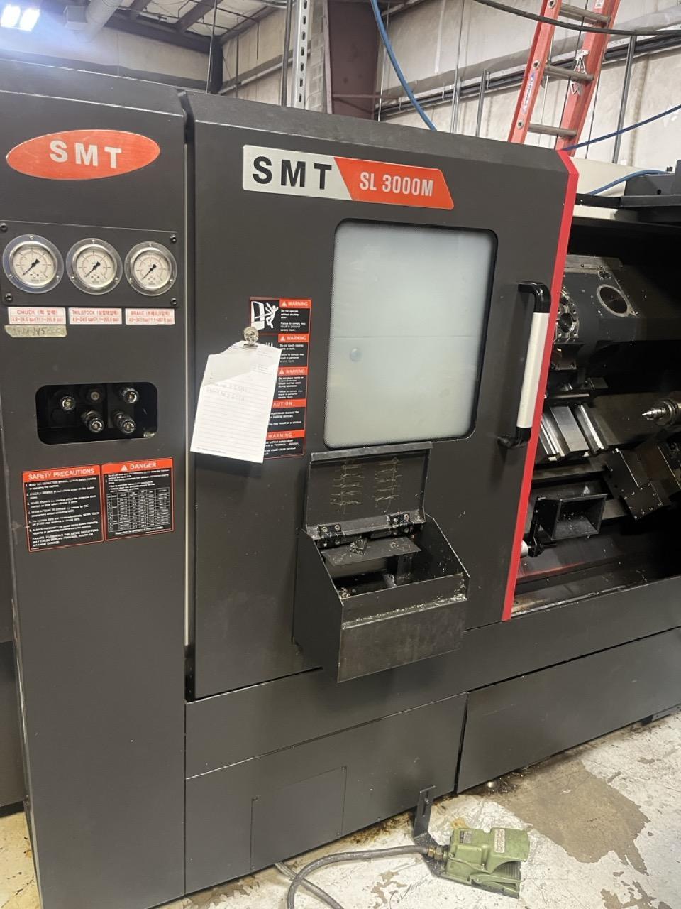Samsung SL3000M CNC Lathe, 2016 – Live Tooling, Parts Catcher, Tailstock