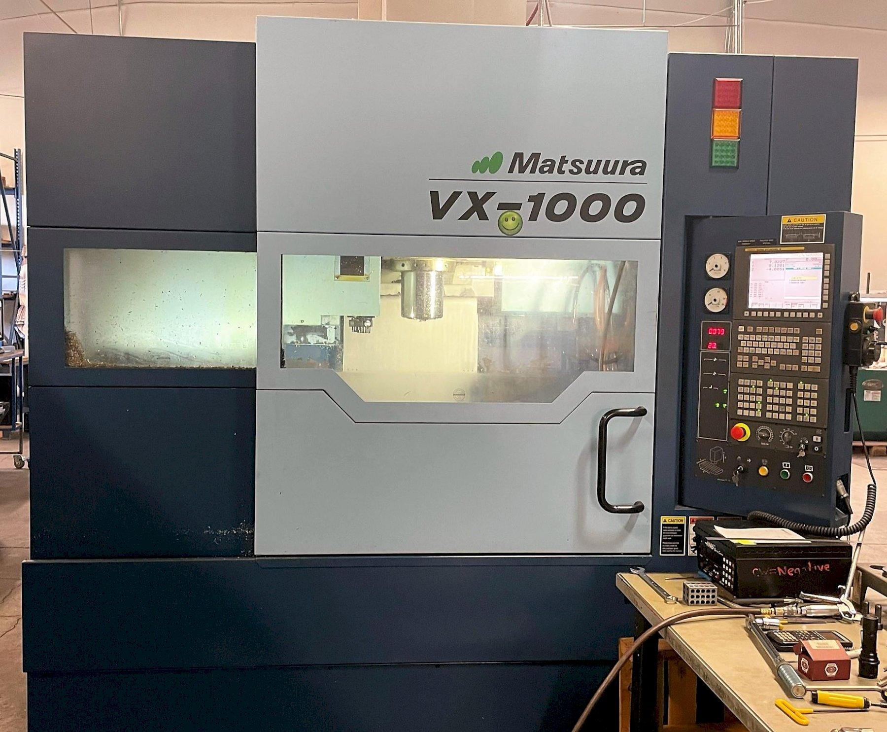 Matsuura VX-1000 Vertical Machining Center with: Matsuura G-Tech 31i Control