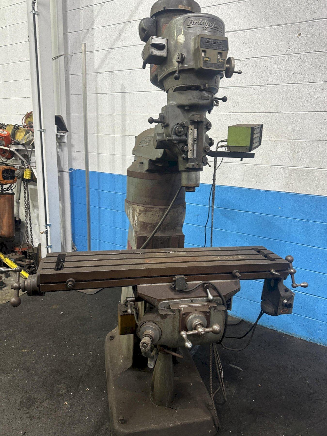 2 HP BRIDGEPORT VERTICAL MILL: STOCK #75845