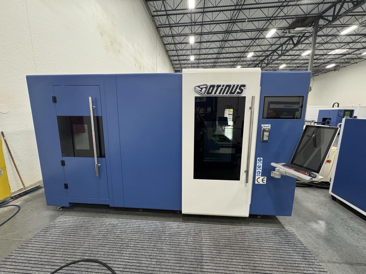 12,000 Watt 5′ x 10′ Otinus Fiber Laser Cutting Machine W/ Tube Cutter, 2024 – In Stock, Install & Training Included!