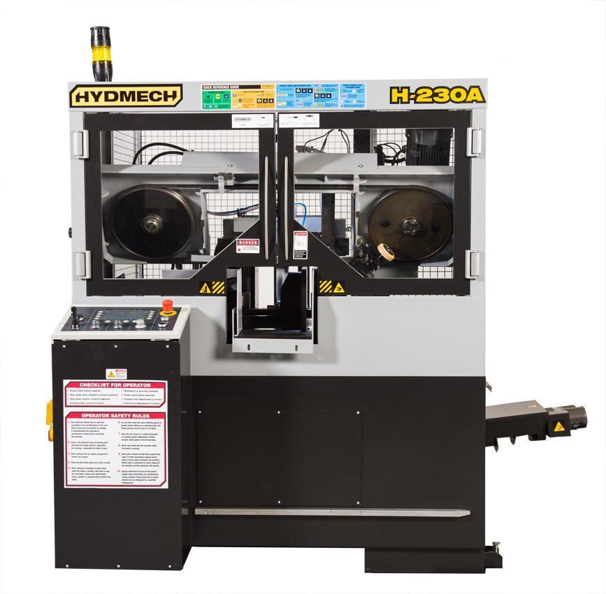 NEW 9" x 9" HYD-MECH H-230A HORIZONTAL BAND SAW
