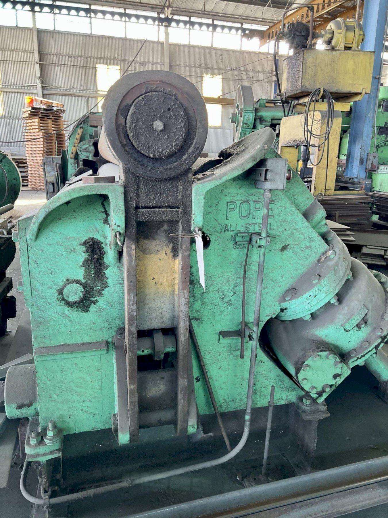 10' x 1" POPE MODEL PR-101000-4 MECHANICAL PLATE ROLL