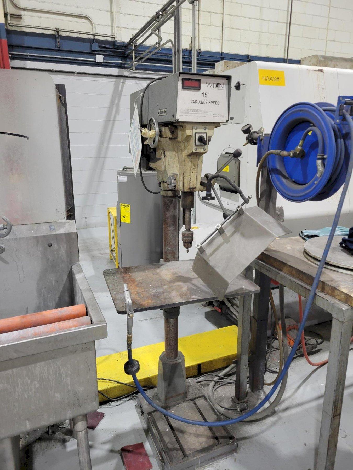 15" WILTON MODEL #A5816 VARIABLE SPEED SINGLE SPINDLE DRILL PRESS : YOBRO 26291