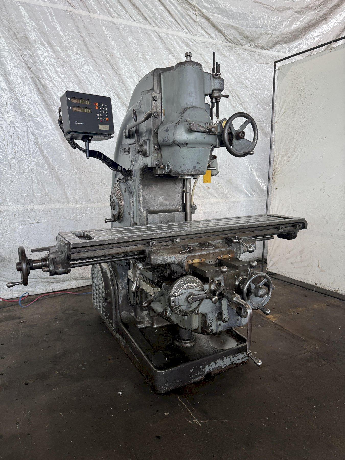 MILWAUKEE MODEL H VERTICAL MILLING MACHINE. STOCK # 0550725