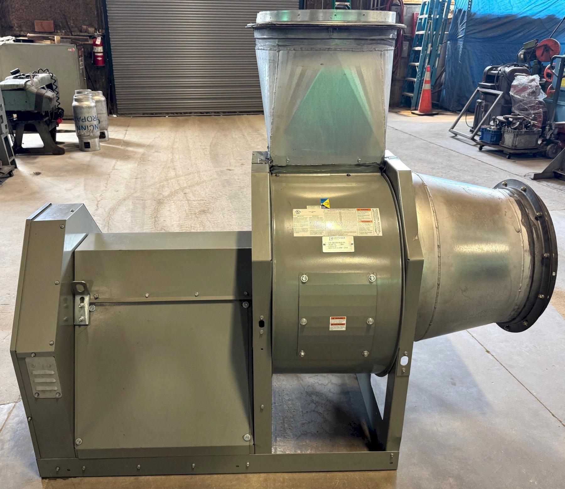 Greenheck Centrifugal Blower USF-20-5-B1-00-01-01, 6500 CFM, 10 HP