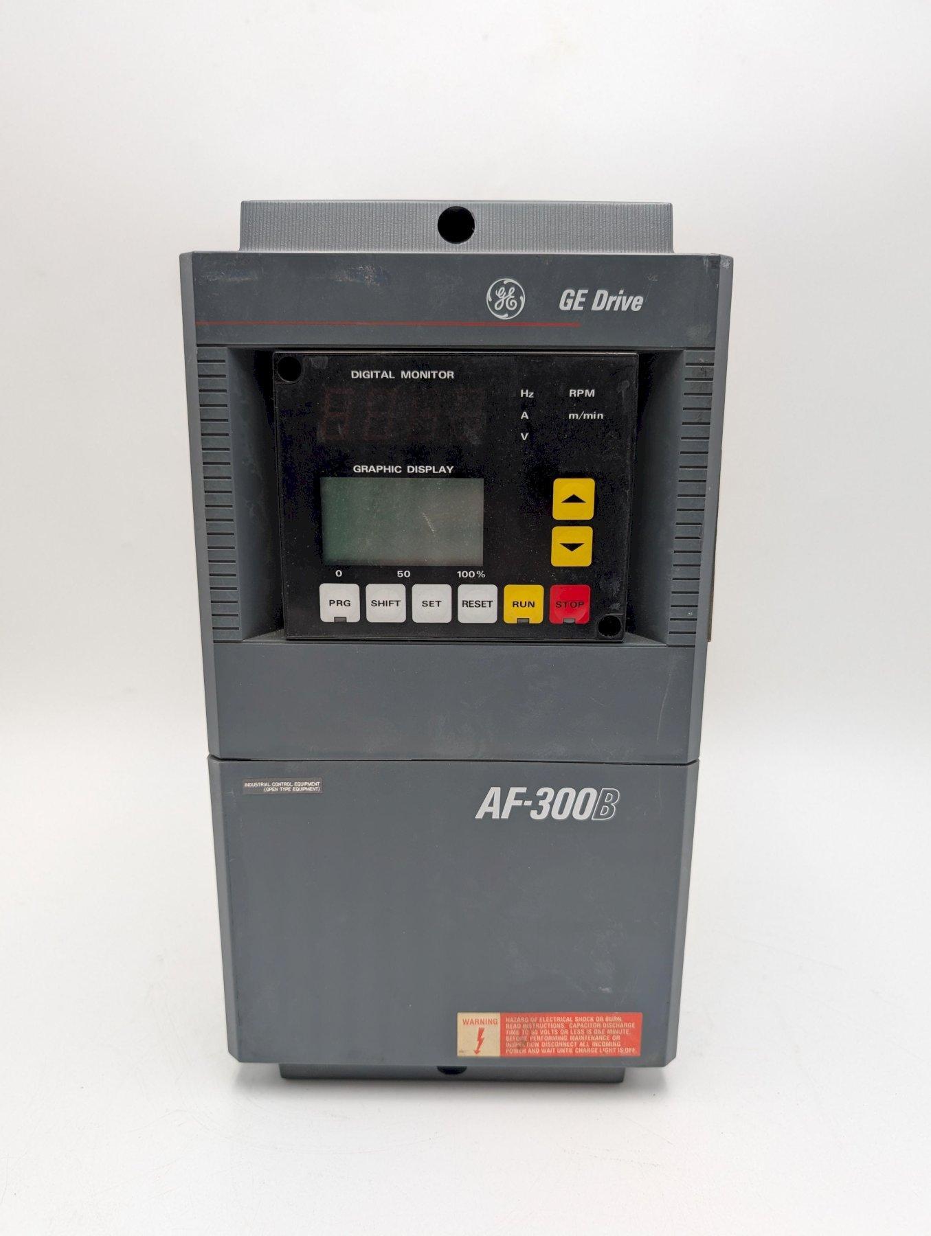 GE AF-300B Variable Frequency Drive (VFD) Model 6VAF343001B-A2 – 1 HP, 460V​