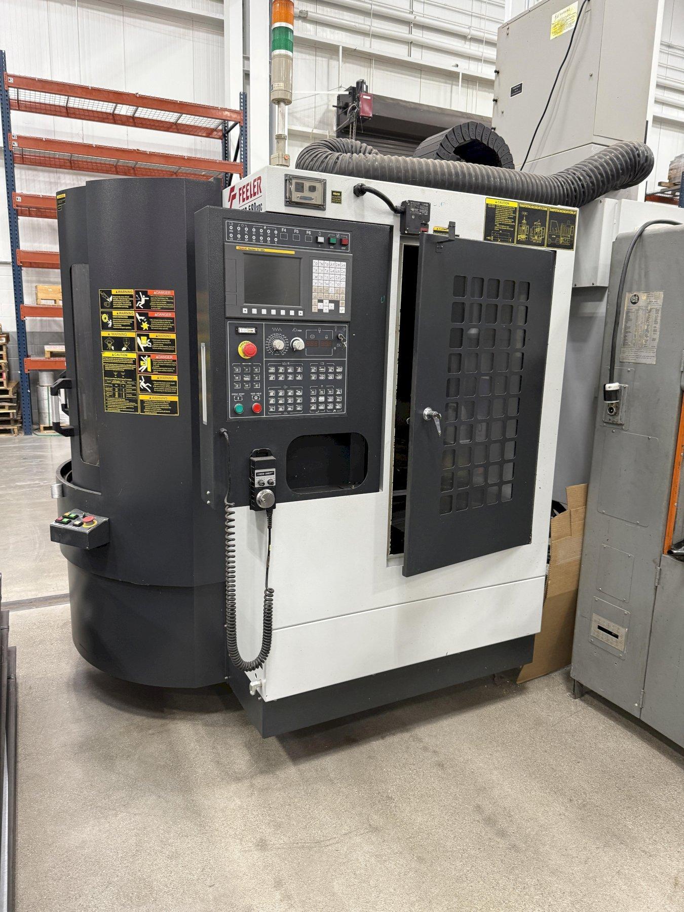 2013 Feeler VMP-580 APC Used CNC Vertical Machining Center w/Pallet Changer For Sale