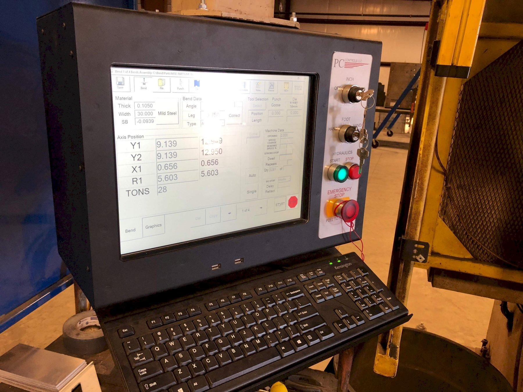 240 TON X 14' LVD HYDRAULIC CNC PRESS BRAKE: STOCK 71248