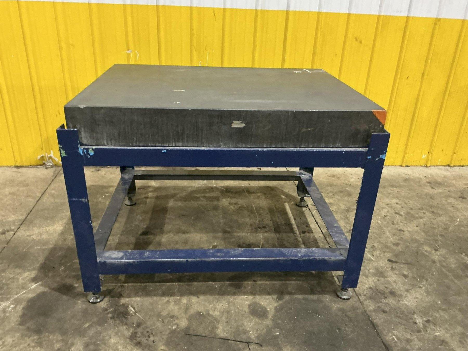3' X 4' X 6" THICK BLACK GRANITE PRECISION INSPECTION TABLE: YOBRO #26196
