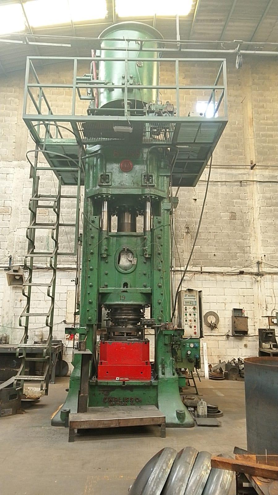 600 Ton Bliss Hydraulic Press