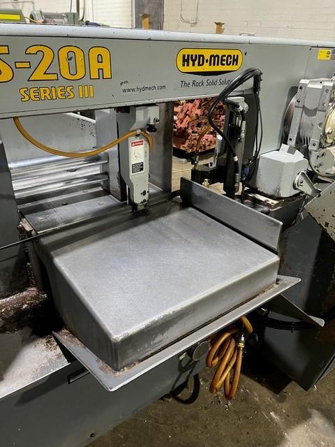 13" X 18" HYDMECH MODEL S-20A AUTOMATIC FEED HORIZONTAL BAND SAW