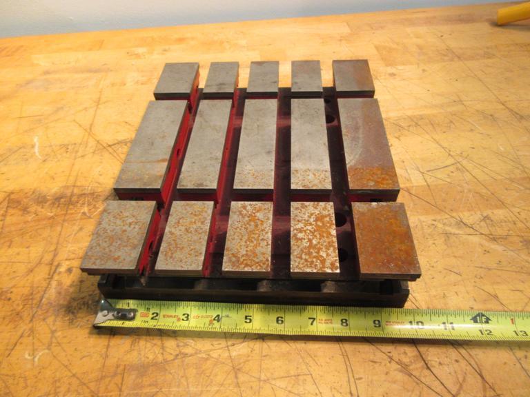 T-Slotted Fixture Plate 12"x10"x2-3/8"- Auction Item