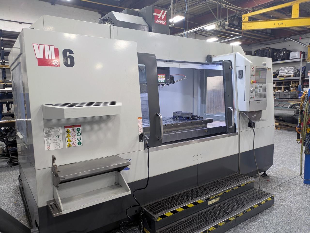 Haas VM-6 VMC, 2018 – 12K Spindle, Rigid Tapping, High Speed Machining
