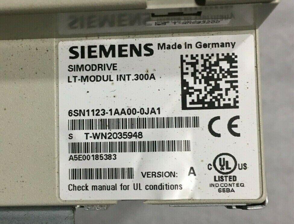SIEMENS SIMODRIVE 611 POWER MODULE 6SN1123-1AA00-0JA1