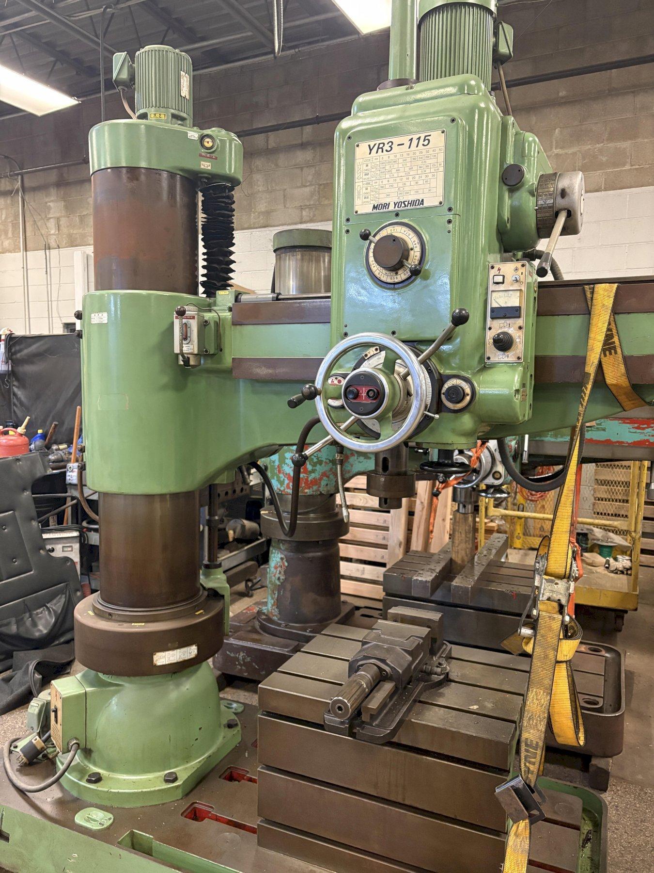 Mori Seiki / Yoshida Model YR3-115 Radial Arm Drilling Machine